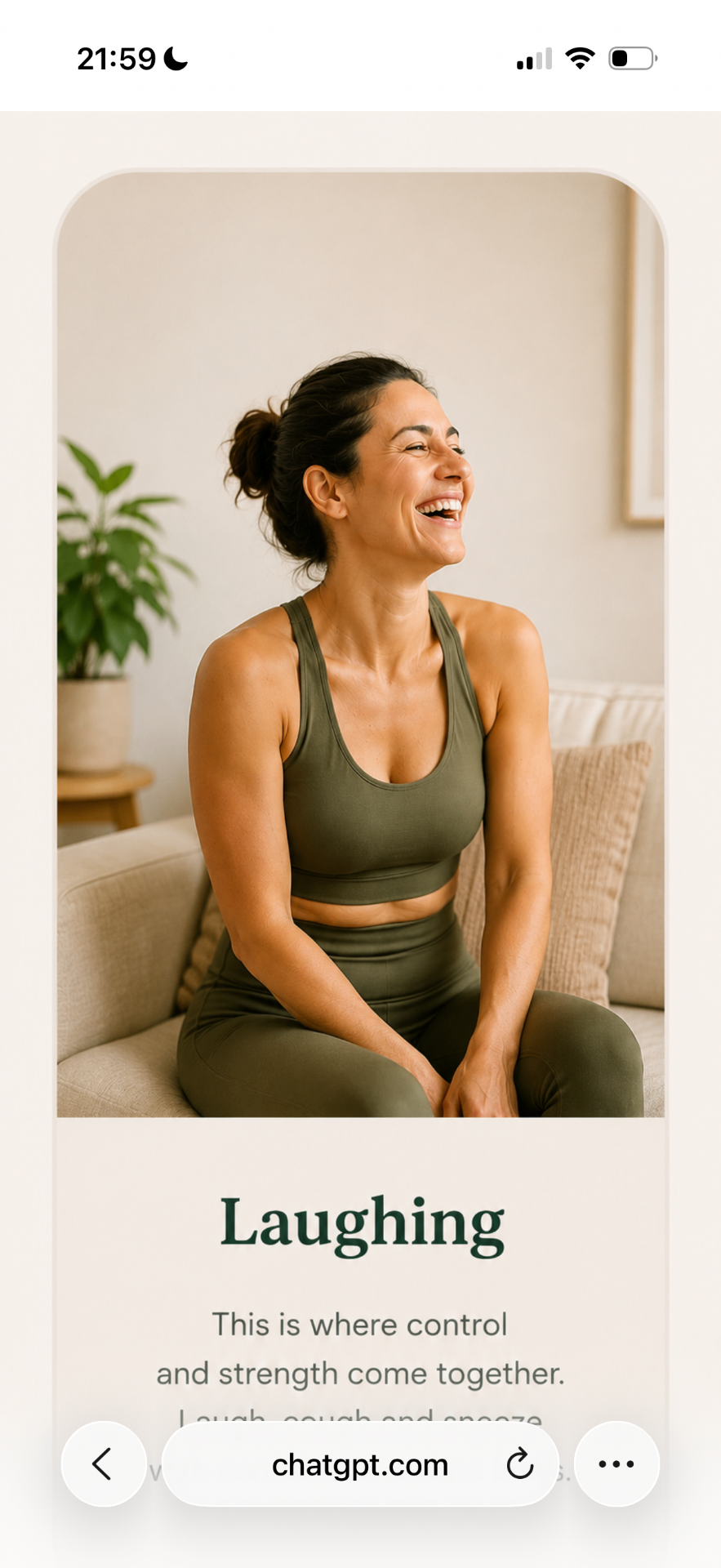 Laughing — Sudden pressure spike