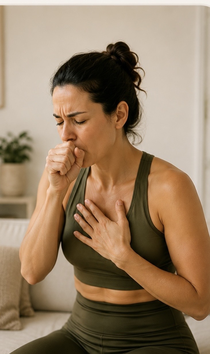 Coughing — Sudden pressure spike